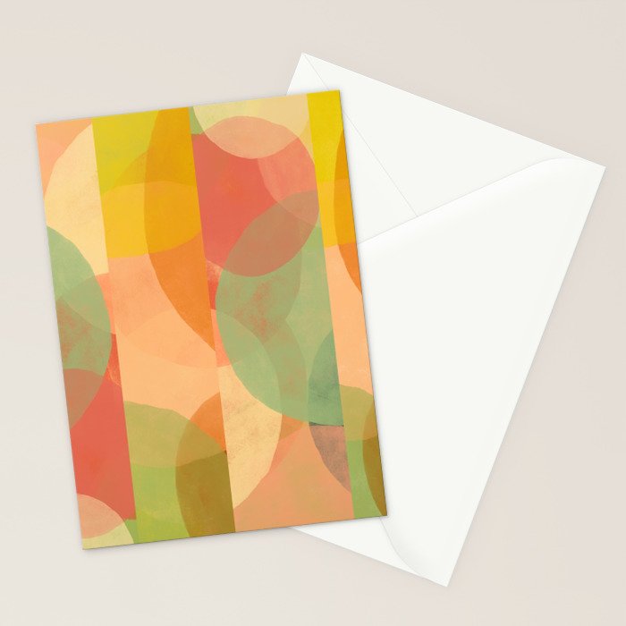 Mid-Century Abstract Art Print - Organic Abstract #1 Stationery Card Gallery Image 2