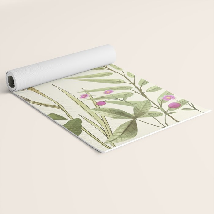 Little Blooming Wildflowers Yoga Mat Gallery Image 2