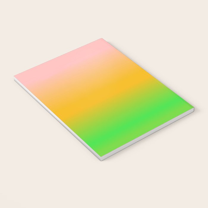 Tuscan  Landscape - Ombre Colors Minimalist Modern Abstract Iluustration  Notebook Gallery Image 3