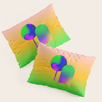 Tuscan  Landscape - Ombre Colors Minimalist Modern Abstract Iluustration  Pillow Sham Gallery Image 3