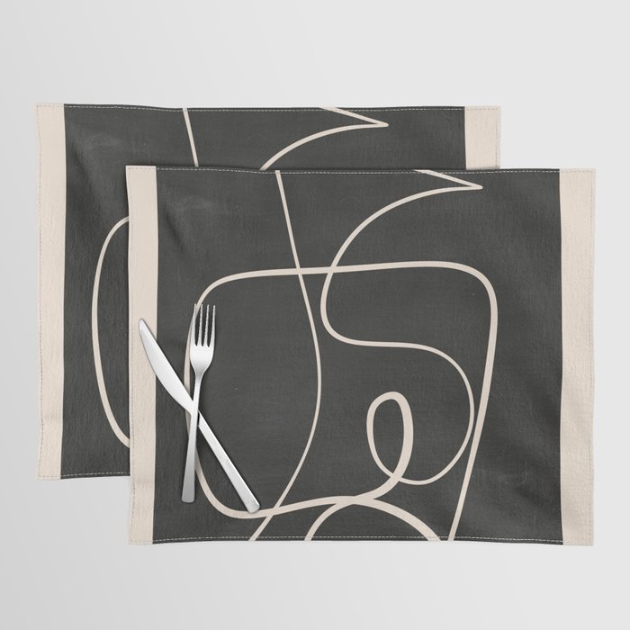 Abstract line art 49 Placemat Gallery Image 1