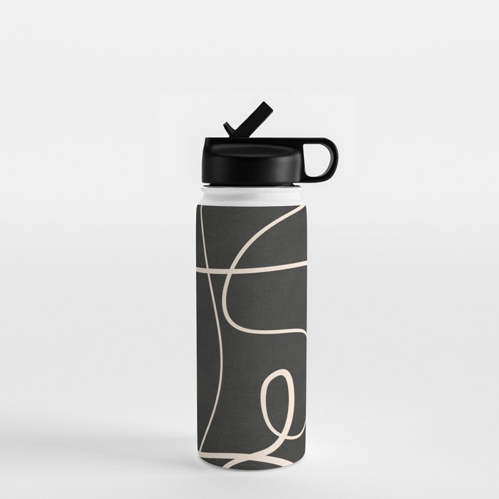 Abstract line art 49 Water Bottle Gallery Image 1