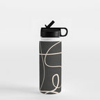 Abstract line art 49 Water Bottle Gallery Image 1