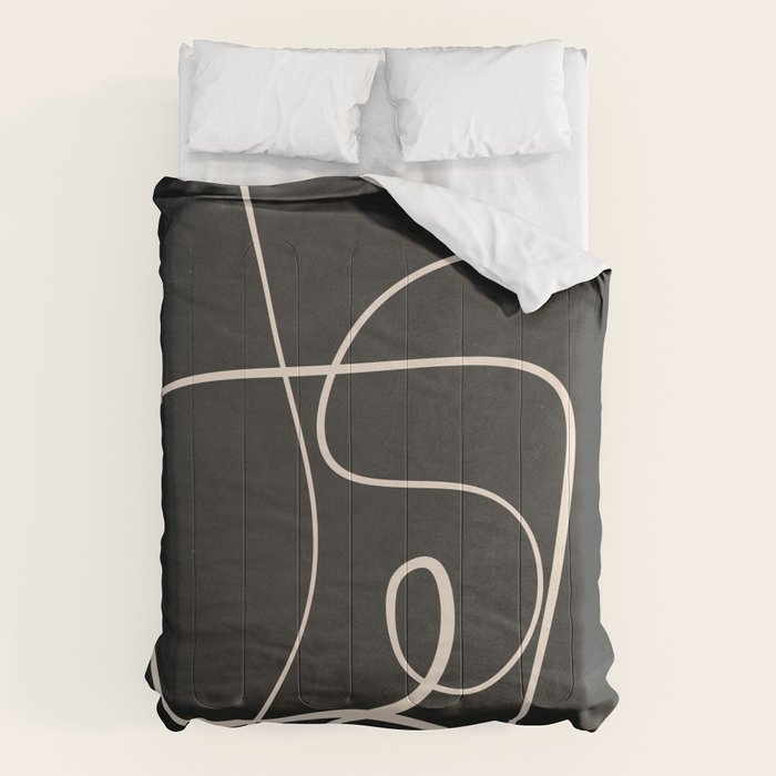 Abstract line art 49 Comforter Gallery Image 6