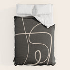 Abstract line art 49 Comforter Gallery Image 6