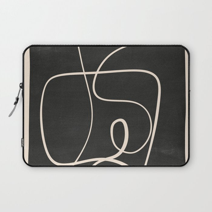 Abstract line art 49 Laptop Sleeve Gallery Image 1