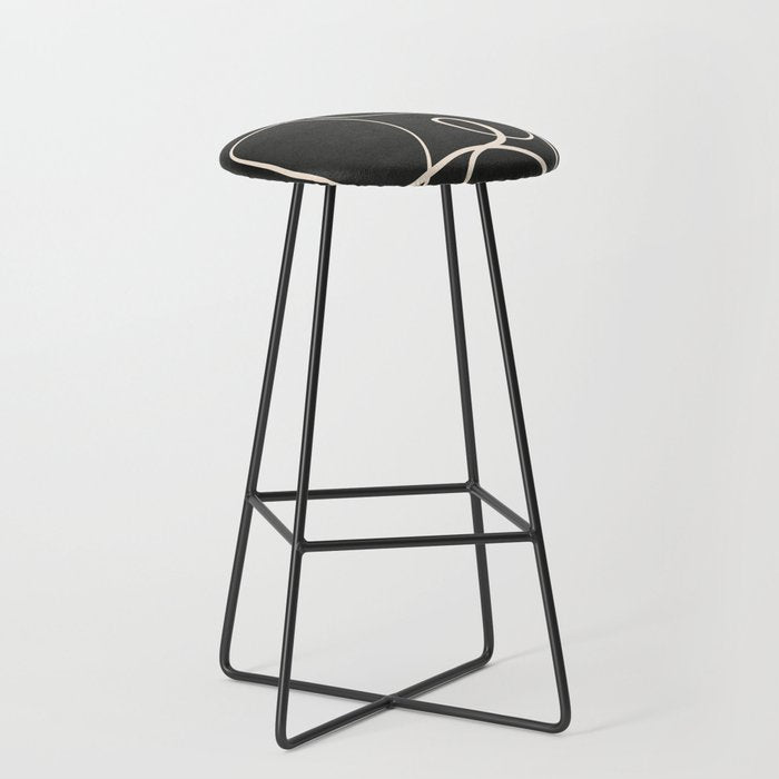 Abstract line art 49 Stool Gallery Image 1