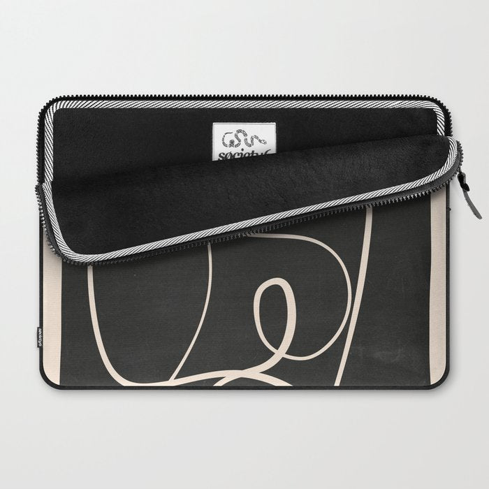 Abstract line art 49 Laptop Sleeve Gallery Image 2