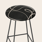 Abstract line art 49 Stool Gallery Image 2