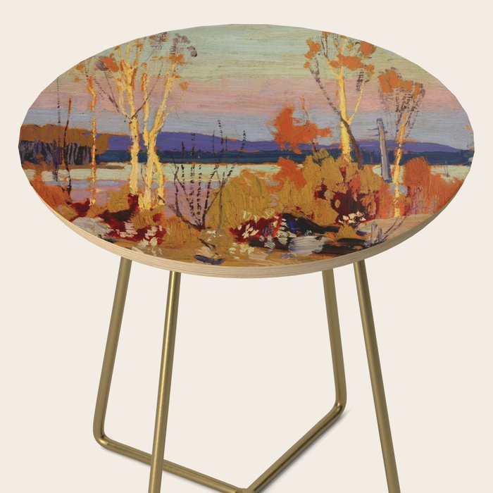 Tom Thomson Birches 1916 Canadian Landscape Artist Side Table Gallery Image 2