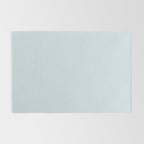Light Ice Blue Pale Solid Color Rug Gallery Image 2