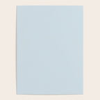 Light Ice Blue Pale Solid Color Poster Gallery Image 4