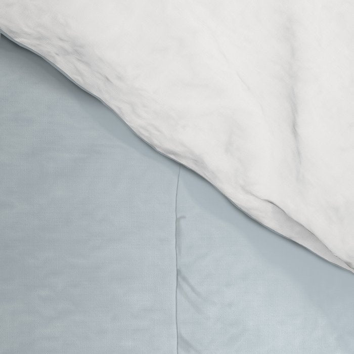 Light Ice Blue Pale Solid Color Comforter Gallery Image 4