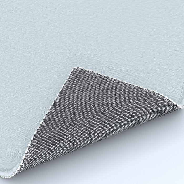 Light Ice Blue Pale Solid Color Rug Gallery Image 4