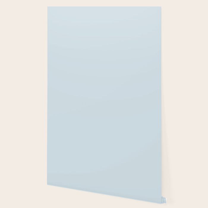 Light Ice Blue Pale Solid Color Wallpaper Gallery Image 2
