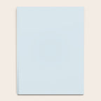 Light Ice Blue Pale Solid Color Notebook Gallery Image 4