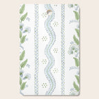 Soft Blue Green Emma Stripe Cutting Board Gallery Image 1