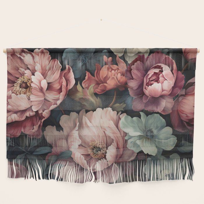 Regency Vibe Floral Opulence Moody Garden Wall Hanging Gallery Image 1