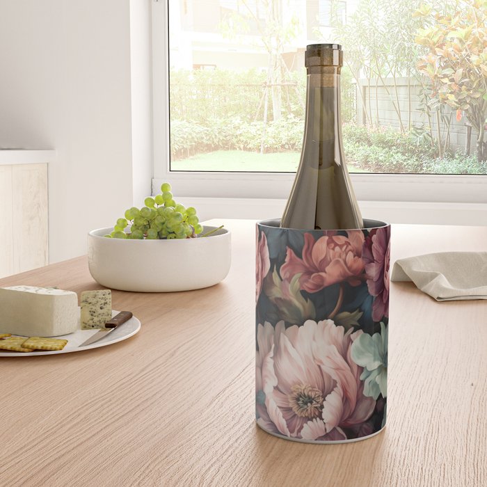 Regency Vibe Floral Opulence Moody Garden Wine Chiller Gallery Image 4