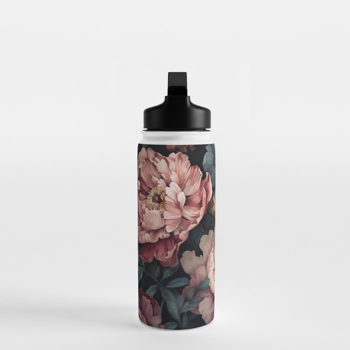Regency Vibe Floral Opulence Moody Garden Water Bottle Gallery Image 3