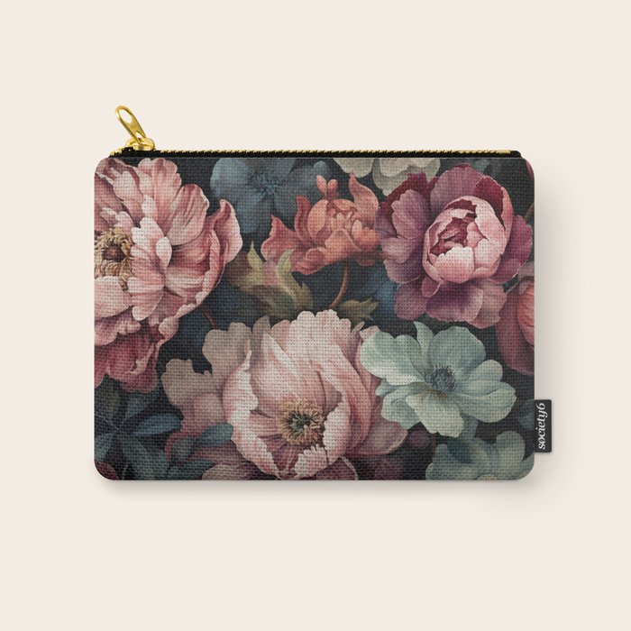 Regency Vibe Floral Opulence Moody Garden Carry All Pouch Gallery Image 1