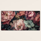 Regency Vibe Floral Opulence Moody Garden Desk Mat Gallery Image 3