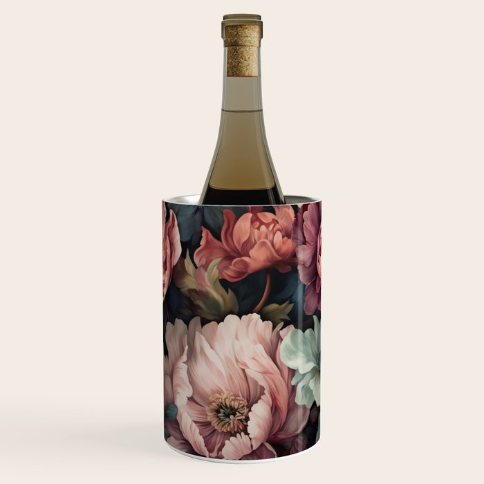 Regency Vibe Floral Opulence Moody Garden Wine Chiller Gallery Image 1