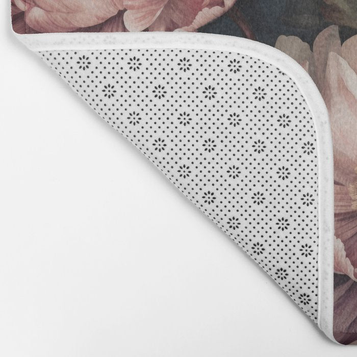 Regency Vibe Floral Opulence Moody Garden Bath Mat Gallery Image 2