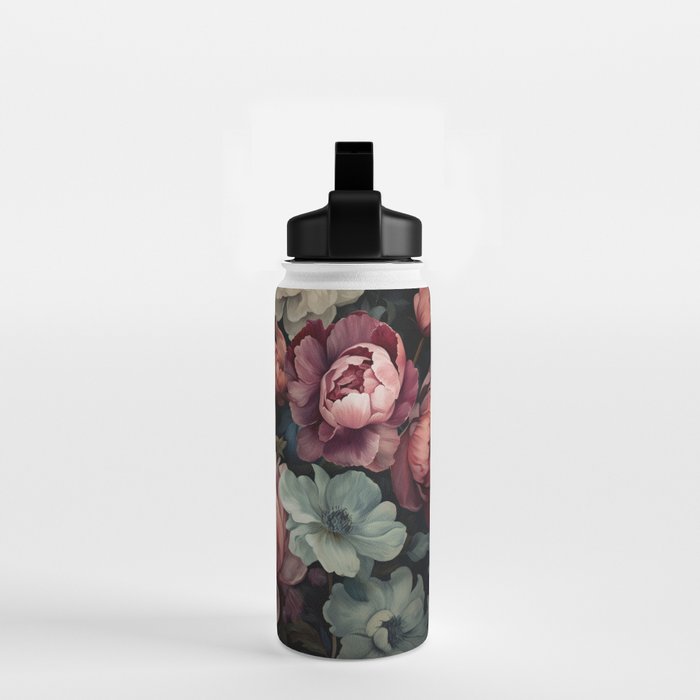 Regency Vibe Floral Opulence Moody Garden Water Bottle Gallery Image 2