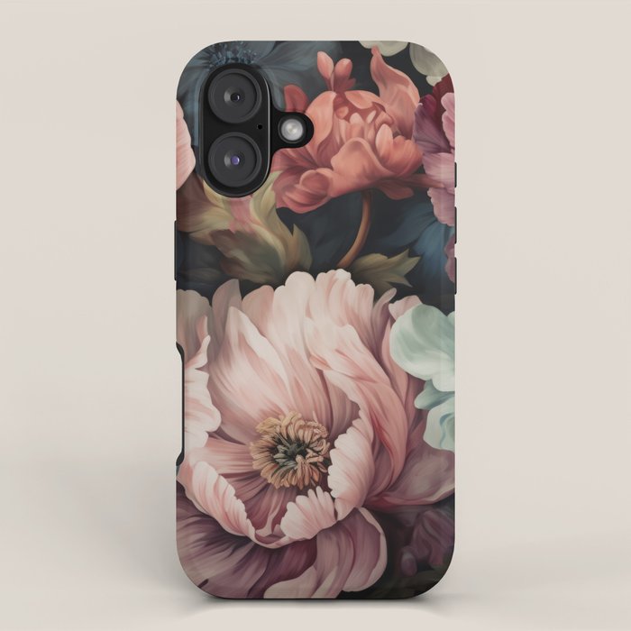 Regency Vibe Floral Opulence Moody Garden iPhone Case Gallery Image 1