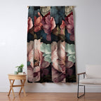 Regency Vibe Floral Opulence Moody Garden Window Curtain Gallery Image 5