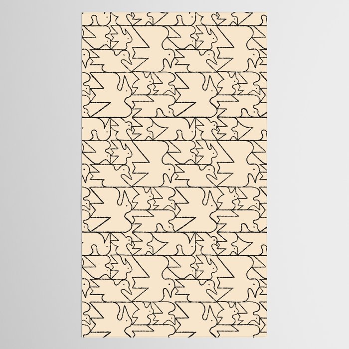 Linear Flock No. 1 Tablecloth Gallery Image 2
