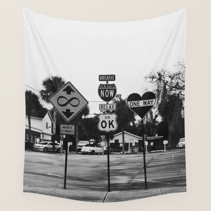 Signs of the Times Wall Tapestry Gallery Image 1