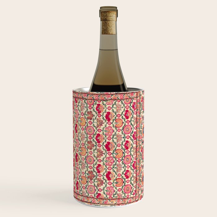 Vintage India Embroidered Textile, 17th Century Wine Chiller Gallery Image 3