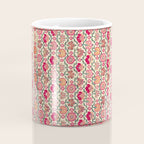 Vintage India Embroidered Textile, 17th Century Coffee Mug Gallery Image 4