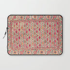 Vintage India Embroidered Textile, 17th Century Laptop Sleeve Gallery Image 1