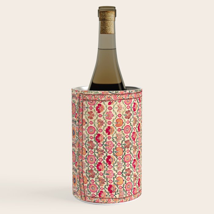 Vintage India Embroidered Textile, 17th Century Wine Chiller Gallery Image 2