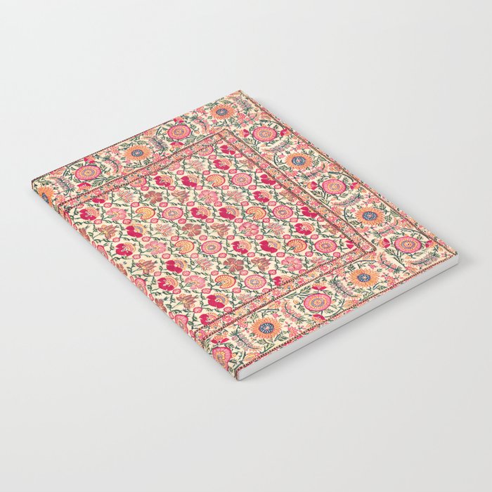 Vintage India Embroidered Textile, 17th Century Notebook Gallery Image 1