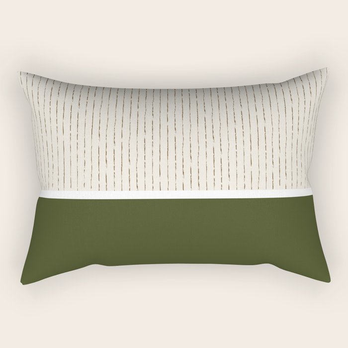Oat & Avocado Rectangular Pillow Gallery Image 1