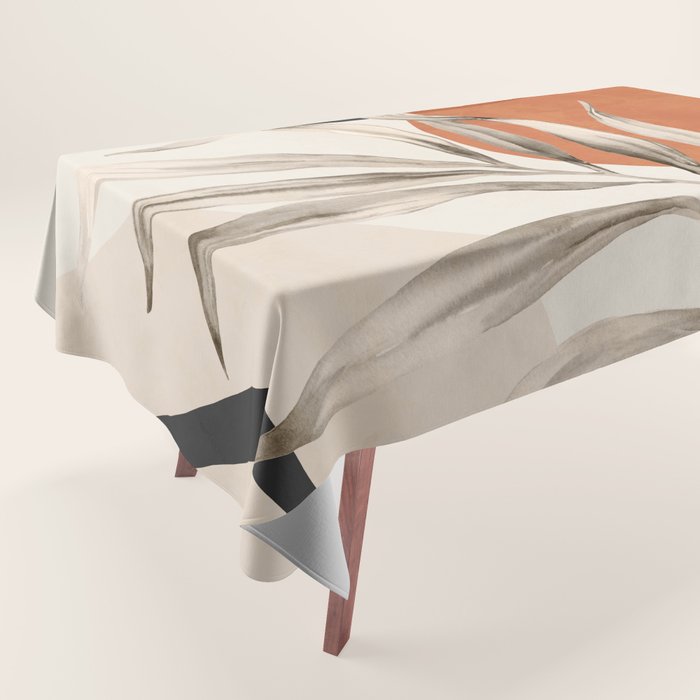 Abstract Art Tropical Leaves 133 Tablecloth Gallery Image 1