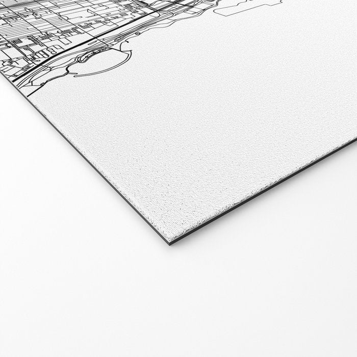 Chicago Map Welcome Mat Gallery Image 2