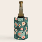 Pastel frogs and waterlilies - Magical Forest Wine Chiller Gallery Image 2