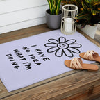 No Idea Daisy in Lilac Outdoor Rug Gallery Image 2