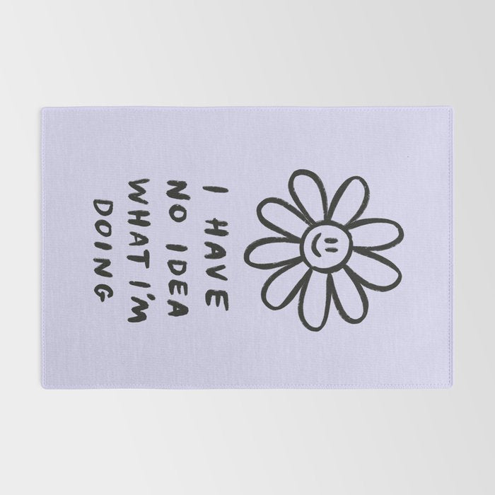 No Idea Daisy in Lilac Rug Gallery Image 2