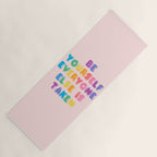 Be Always Yourself Yoga Mat Gallery Image 1