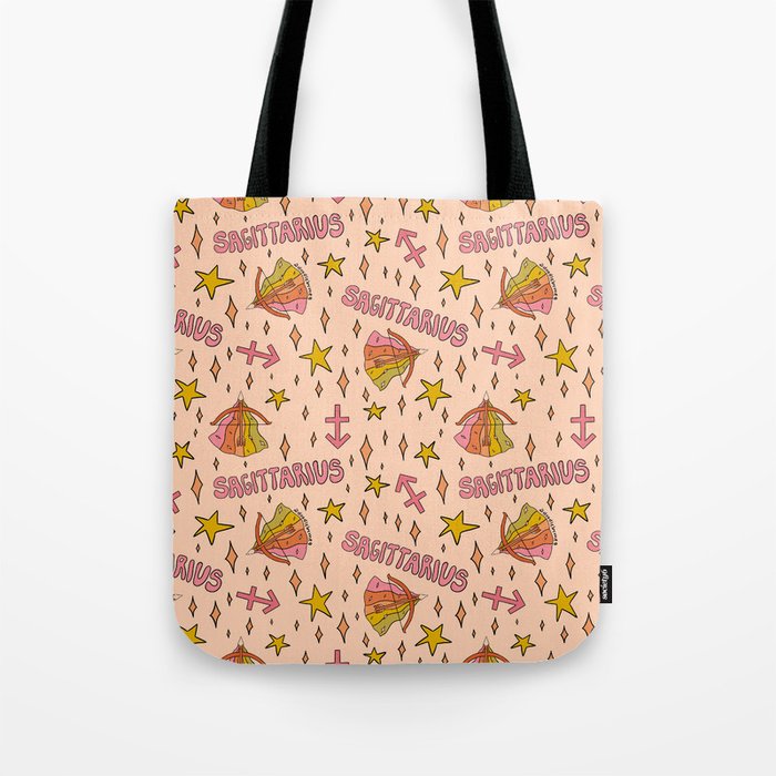 Sagittarius Print Tote Bag Gallery Image 1