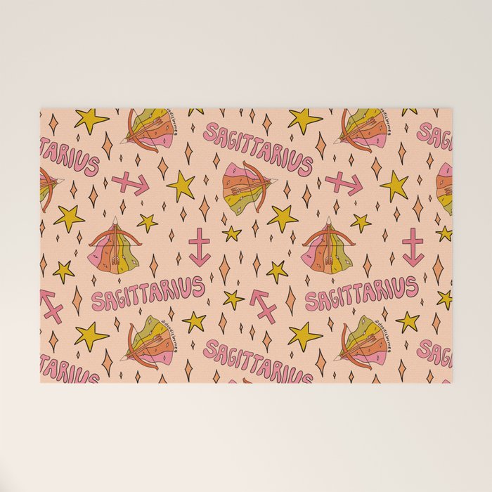 Sagittarius Print Welcome Mat Gallery Image 1