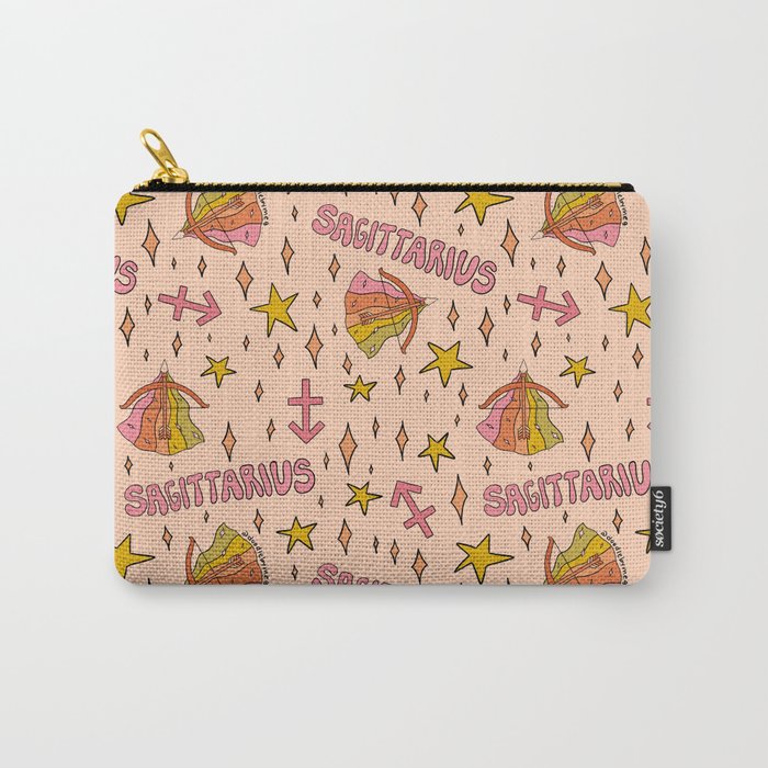 Sagittarius Print Carry All Pouch Gallery Image 1