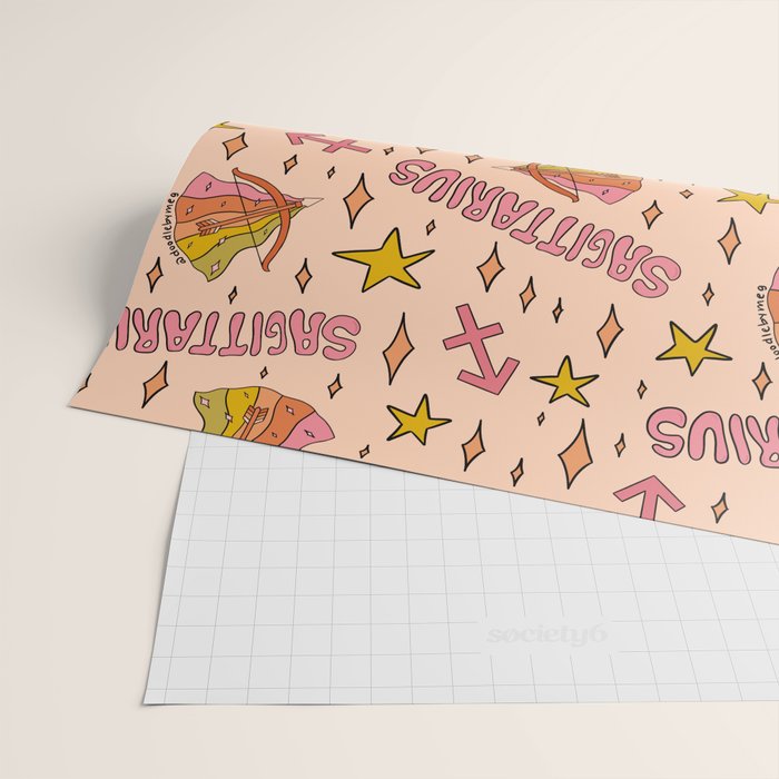 Sagittarius Print Wrapping Paper Gallery Image 2