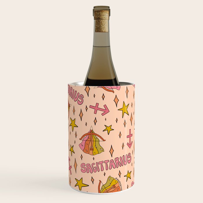 Sagittarius Print Wine Chiller Gallery Image 2